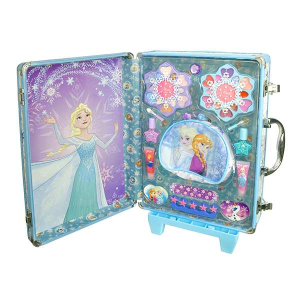 Набор детской декоративной косметики в дорожном чемодане из серии Frozen  
